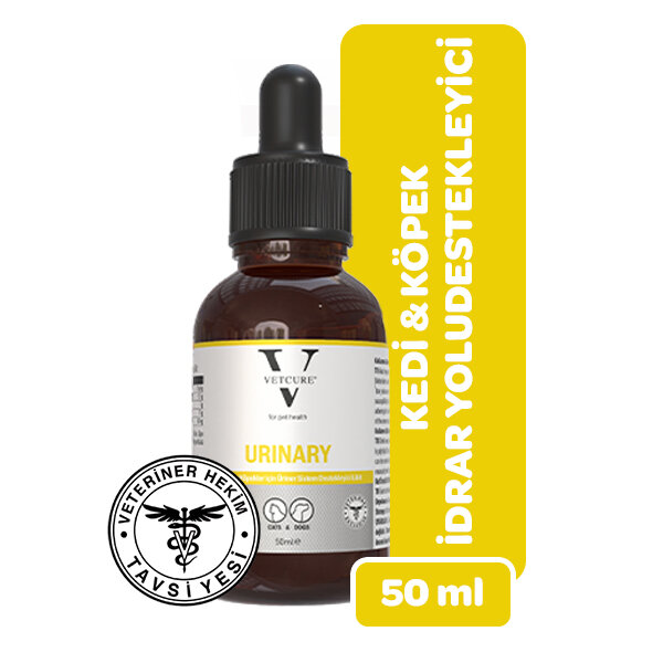 Vetcure Urinary Kedi ve Köpek Akut ve Kronik İdrar Yolu Sağlığı Destekleyici Likit 50 ML - 2