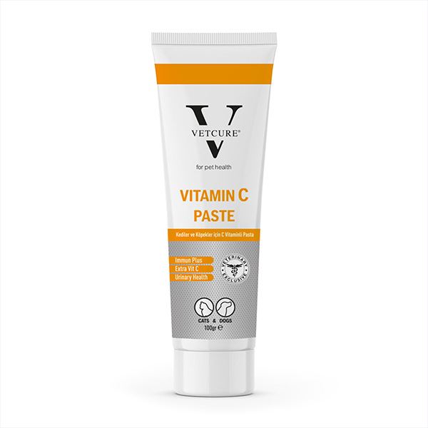 Vetcure Vitamin C Kedi ve Köpek C Vitamini Desteği Paste 100 gr - 4