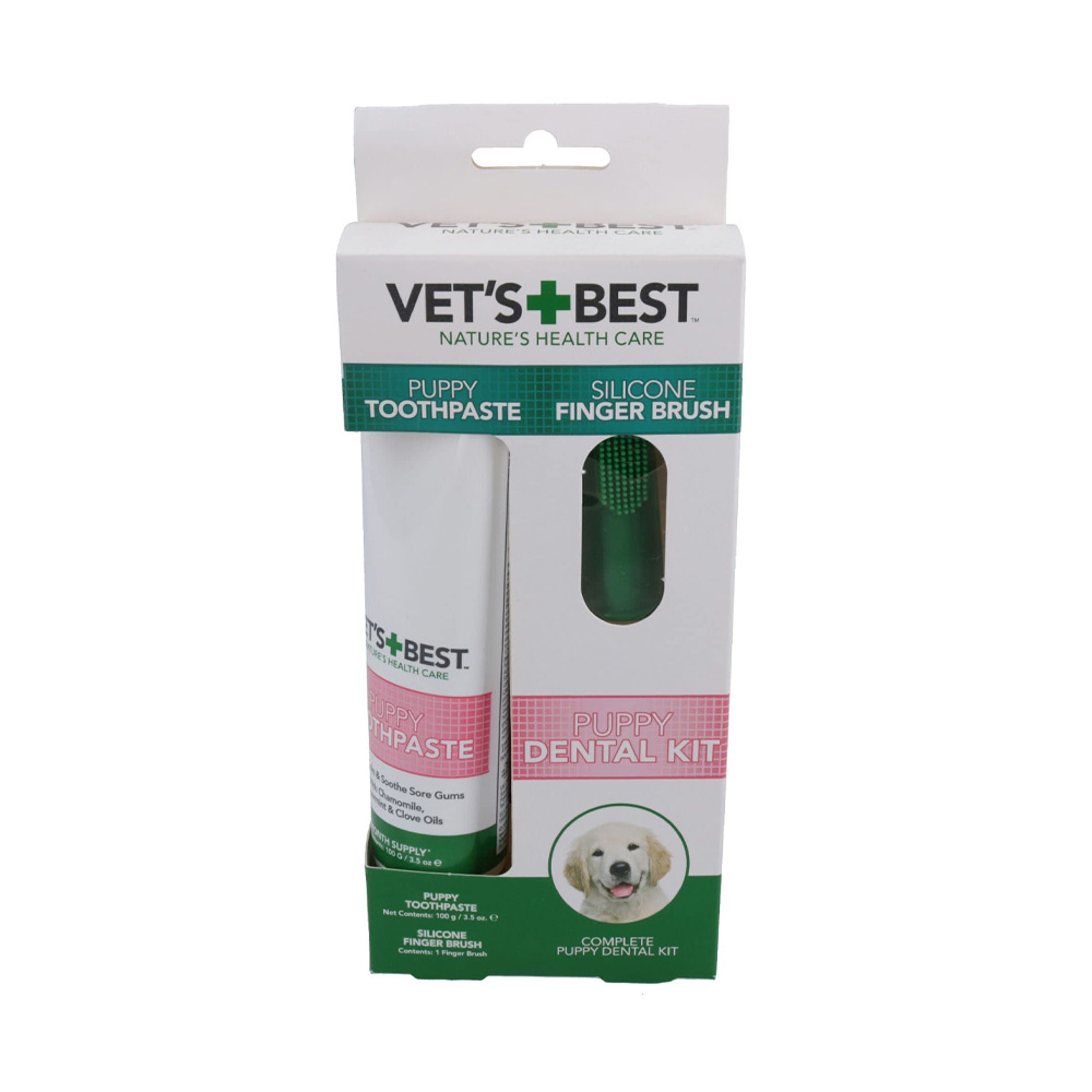 Vet’s Best Yavru Köpekler için Ağız ve Diş Bakım Seti - 1