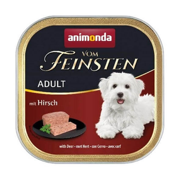 Animonda Vom Feinsten Geyik Etli Köpek Yaş Maması 150 Gr - 1