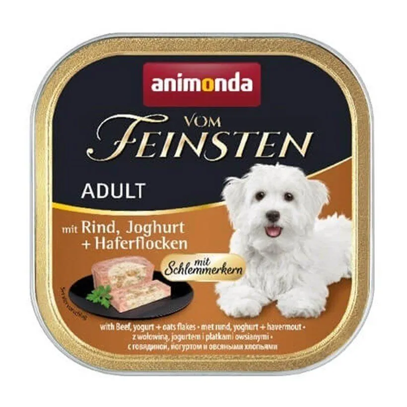 Animonda Sığır Eti Yoğurt ve Yulaf Gevrekli Köpek Konservesi 150 Gr - 1