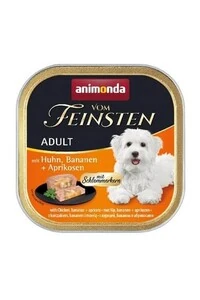 Animonda Vom Feinsten Tavuk Muz ve Kayısılı Köpek Yaş Maması 150 GR