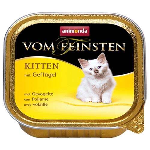 Animonda Vom Feinsten Kümes Hayvanlı Yavru Kedi Yaş Maması 100 GR - 1