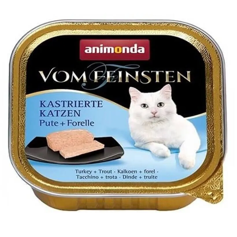Animonda Hindi ve Alabalıklı Kısırlaştırılmış Kedi Konservesi 100 Gr - 1