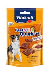 Vitakraft Biftek ve Quadros Ciğerli Köpek Ödülü 70 GR