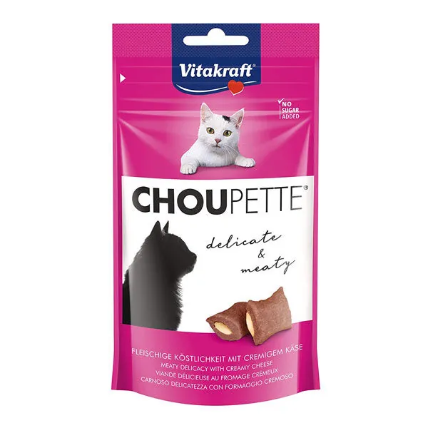 Vitakraft Choupette Peynir Kremalı Kedi Ödül Maması 40 Gr - 1