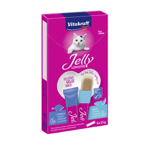 Vitakraft Jelly Somonlu Pisi Balıklı Kedi Ödül Maması 6x15 Gr