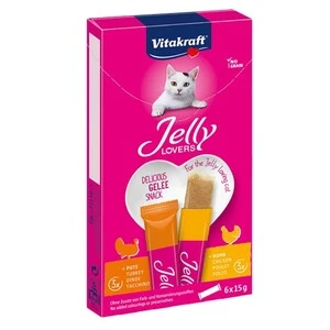 Vitakraft Jelly Tavuklu ve Hindili Kedi Ödül Maması 6x15 Gr