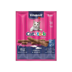 Vitakraft Morina Balıklı Stick Kedi Ödülü 18 GR