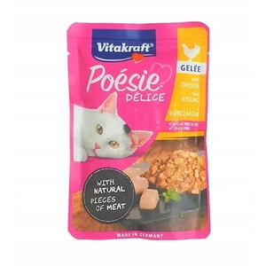 Vitakraft Poesie Delice Jelly Tavuklu Yaş Kedi Maması 85 Gr - 2