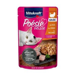 Vitakraft Poesie DeliGelee Hindili Yaş Kedi Maması 85 Gr