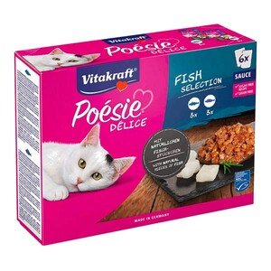 Vitakraft Poesie DeliSauce Karışık Balıklı Kedi Yaş Mamaları 85 Gr x 7 Adet