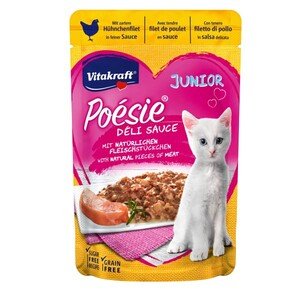 Vitakraft Poesie DeliSauce Tavuklu Yaş Yavru Kedi Maması 85 Gr