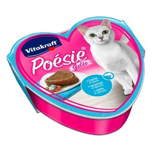 Vitakraft Poesie Somonlu Ispanaklı Yaş Kedi Maması 85 Gr