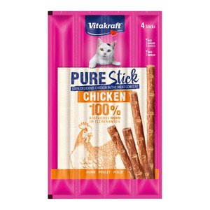 Vitakraft PureStick Tavuklu Kedi Ödül Çubuğu 4x5 Gr