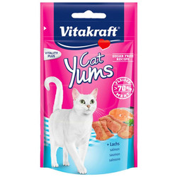 Vitakraft Somonlu Yumuşak Kedi Ödül 40 GR
