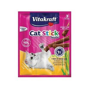 Vitakraft Tavuklu Ve Kedi Otlu Kedi Ödül Çubuğu 3x6 Gr