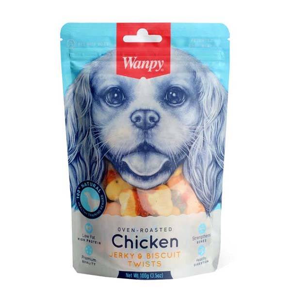 Wanpy Tavuk Sargılı Bisküvi Köpek Ödül Maması 100 g - 1