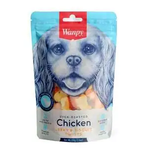 Wanpy Bisküvi Üzeri Tavuk Sargılı 100gr BA-04H Köpek Ödül