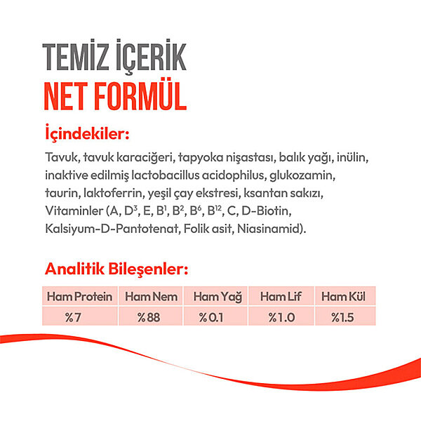 Wanpy Creamy Treat Tavuklu ve Ciğerli 7+ Yaş Kedi Krema Ödül Maması 14gr (5'li) - 3