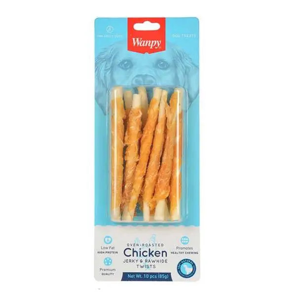 Wanpy Deri Üzerine Tavuk Sarılı 85 gr CD-10H  Köpek Ödülü - 1