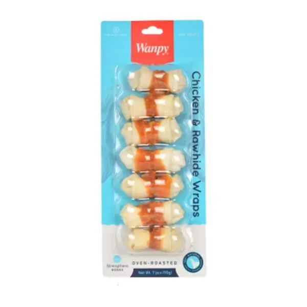 Wanpy Deri Üzerine Tavuk Sarılı 90 gr CD-08H Köpek Ödülü - 1