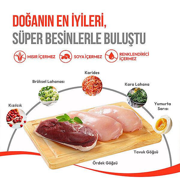 Wanpy Fluffy Topper Tavuklu ve Kızılcıklı Dondurularak Kurutulmuş Kedi Ödül Maması 30 g - 4
