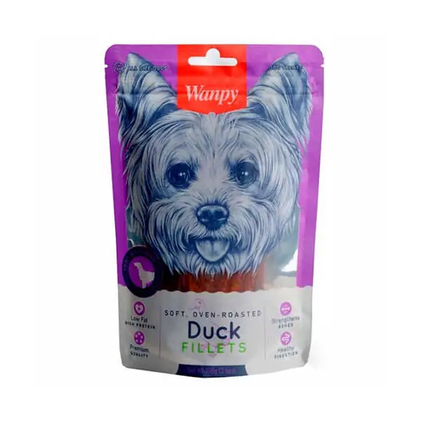 Wanpy Gerçek Ördek Fileto 100 gr DA-12S Köpek Ödülü - 1