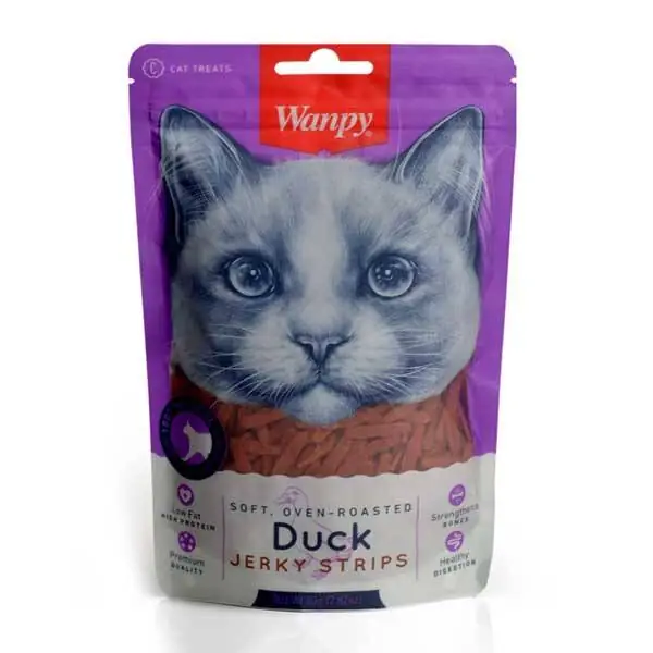 Wanpy Gerçek Ördek Fileto 80 gr DA-02S-01 Yumuşak Kedi Ödülü - 1