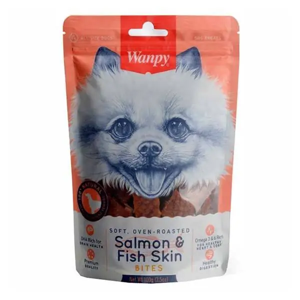 Wanpy Gerçek Somon Dilimleri 100 gr FA-31 Köpek Ödülü - 1