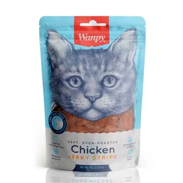 Wanpy Gerçek Tavuk Fileto 80 gr CA-04S-01 Yumuşak Kedi Ödülü - 1