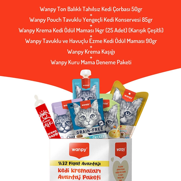 Wanpy Kedi Krema Avantaj Paketi - 3