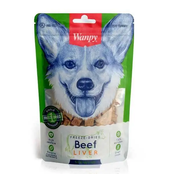 Wanpy Kurutulmuş %100 Dana Ciğeri 40 gr FMA-01 Köpek Ödülü - 1
