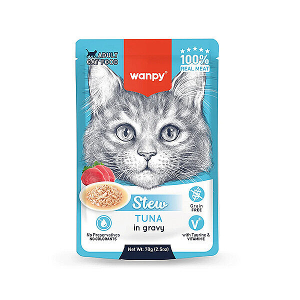 Wanpy Pouch Ton Balıklı Yaş Kedi Maması 70 gr