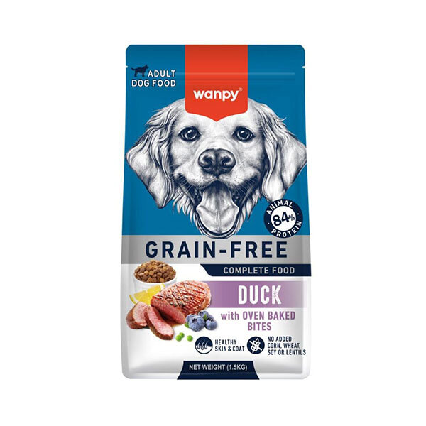 Wanpy Tahılsız Ördekli Yetişkin
Köpek Maması 12 kg - 1