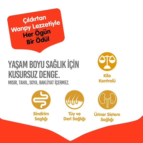 Wanpy Tahılsız Somonlu Yetişkin Kedi Maması 1,5 kg - 4