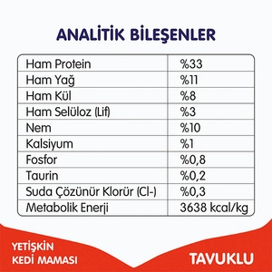 Wanpy Tahılsız Tavuklu Yetişkin Kedi Maması 1,5 kg - 6