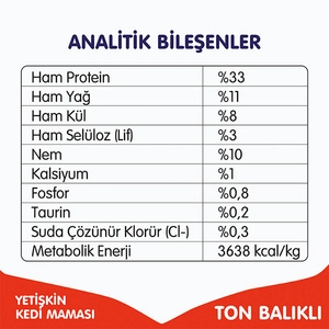 Wanpy Tahılsız Ton Balıklı Yetişkin Kedi Maması 1,5 kg - 6