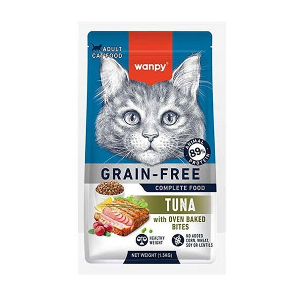 Wanpy Tahılsız Ton Balıklı
Yetişkin Kedi Maması 8 kg - 1