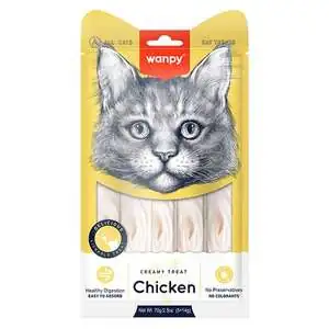 Wanpy Tavuk 12'li-Krema Kedi Ödülü 5x14 gr RA-049