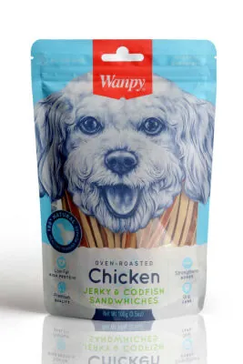 Wanpy Tavuk ve Balıklı Köpek Ödül Maması 100 GR - 1