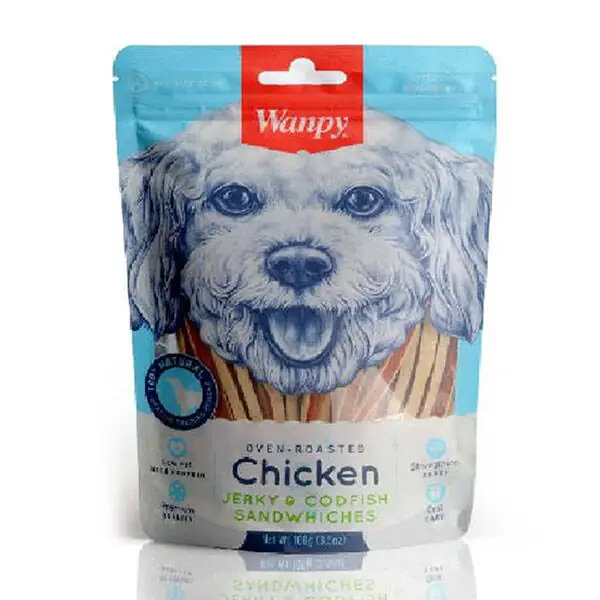 Wanpy Tavuklu&Morina Balıklı 100 gr CC-01S  Köpek Ödülü - 1