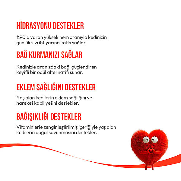 Wanpy Ton Balıklı 7+ Yaşlı Kediler İçin Krema Kedi Ödülü 14gr (5'li) - 3