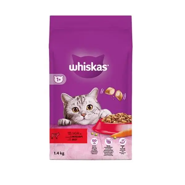 Whiskas Biftekli Kedi Maması 1.4 kg - 1