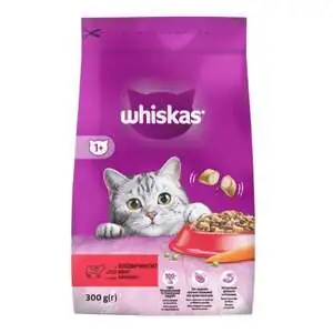 Whiskas Biftekli ve Havuçlu Kedi Maması 300 gr