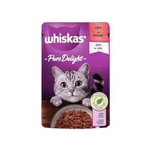 Whiskas Pure Delight Sığır Etli Kedi Yaş Maması 85 gr