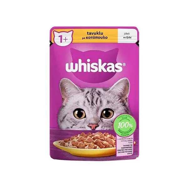 Whiskas Tavuk Etli Kedi Yaş Maması 85 gr - 1