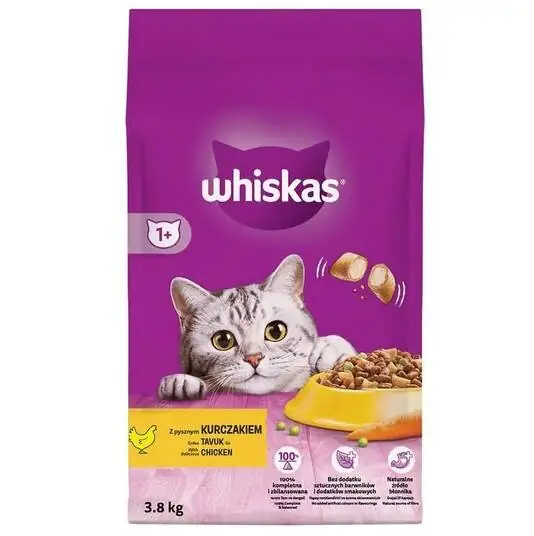 Whiskas Tavuklu Kedi Maması 3.8 kg - 1