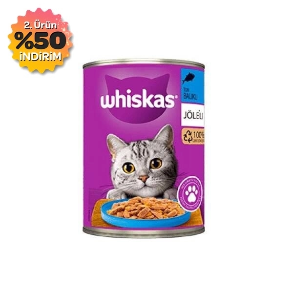 Whiskas Ton Balıklı Kedi Yaş Maması 400 gr - 1