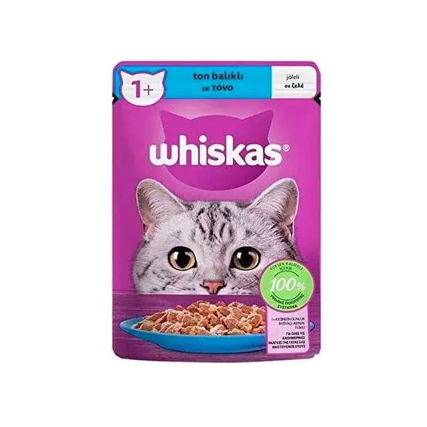 Whiskas Ton Balıklı Kedi Yaş Maması 85 gr - 1